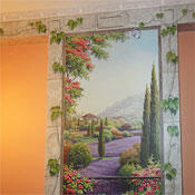 Роспись стен «Итальянский пейзаж»