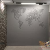 Барельеф "Карта мира"