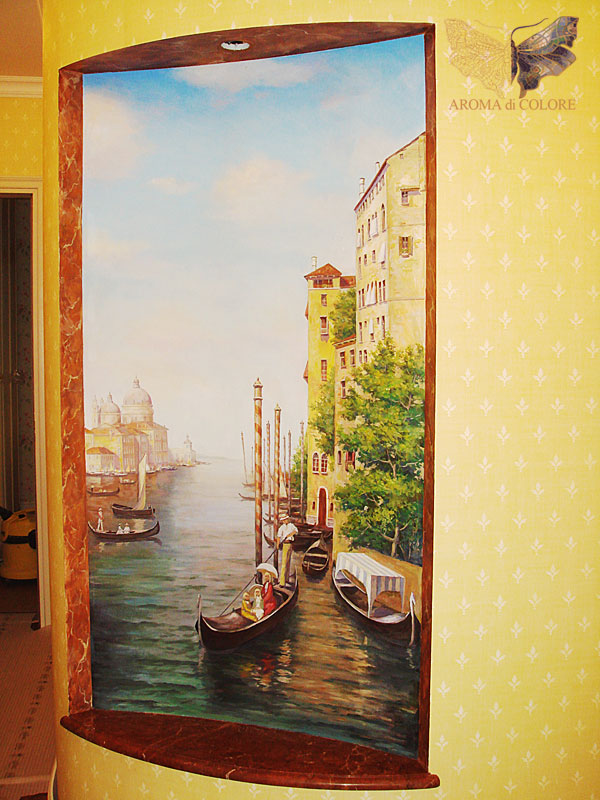 Роспись стен «Венеция»